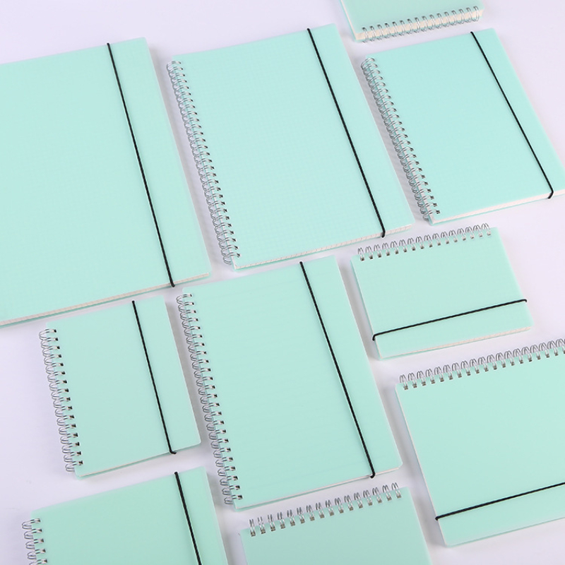 A6 A5 B5 A4 Buku Spiral Hijau  - A5 Spiral Dotted Grid Notebook ulasan dan harga